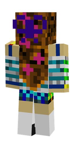 Brown skin: body, back render