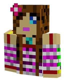 Brown skin: bust render