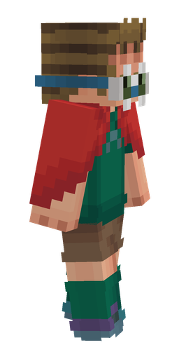 Blue skin: body, right side render