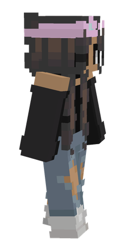 Black skin: body, right side render