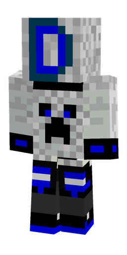 Black skin: body, back render