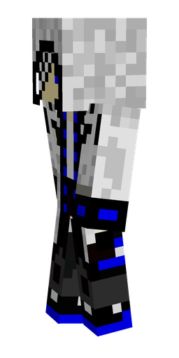 Black skin: body, left side render