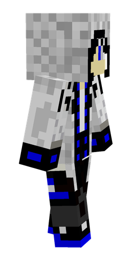 Black skin: body, right side render