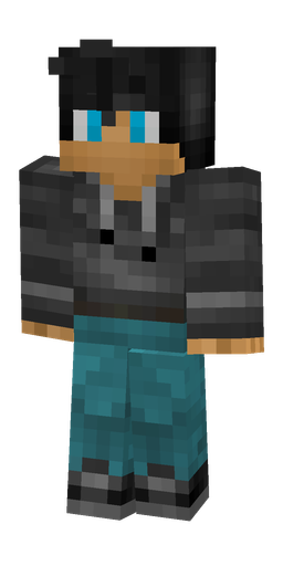 Black skin: body, front render