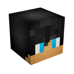 Black skin: head render