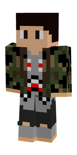 Black skin: body, front render