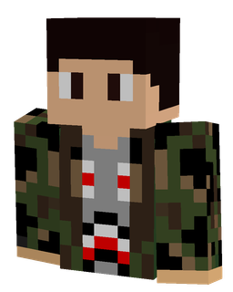 Black skin: bust render