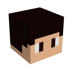 Black skin: head render