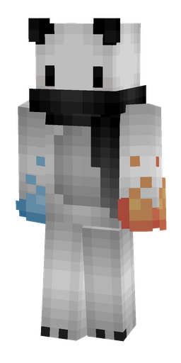 Gray skin: body, front render