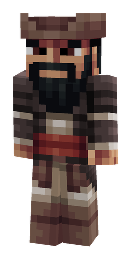 Black skin: body, front render
