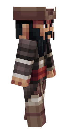 Black skin: body, right side render