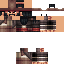Black skin: raw texture render