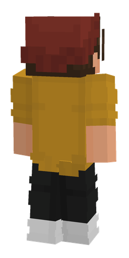 Black skin: body, back render