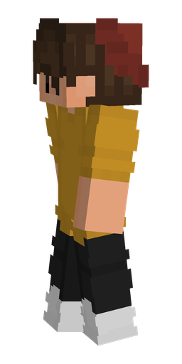 Black skin: body, left side render