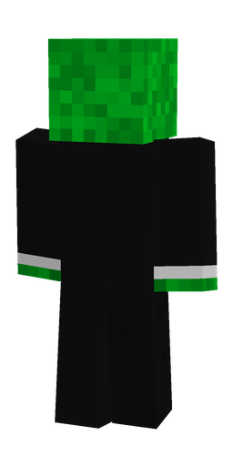 Black skin: body, back render