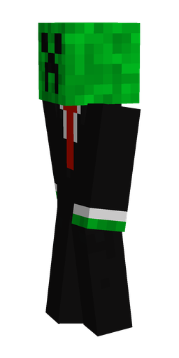 Black skin: body, left side render