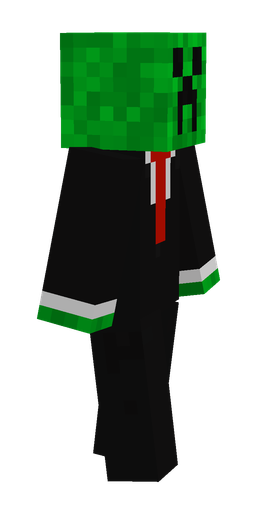 Black skin: body, right side render