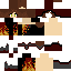 Black skin: raw texture render