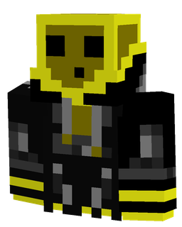 Black skin: bust render