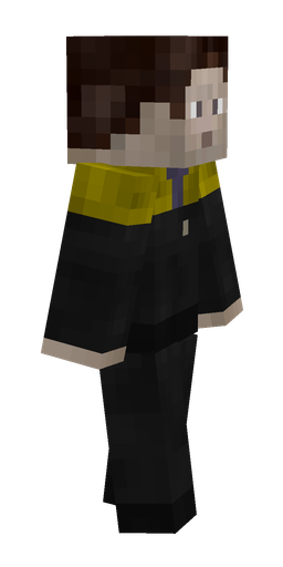 Black skin: body, right side render