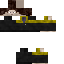 Black skin: raw texture render