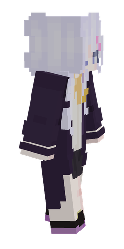 Blue skin: body, right side render