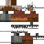 Black skin: raw texture render