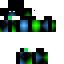 Black skin: raw texture render