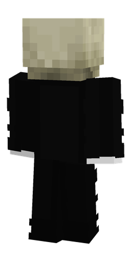 Black skin: body, back render
