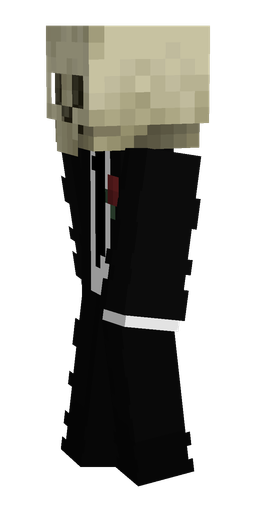 Black skin: body, left side render