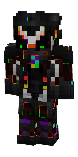 Black skin: body, front render