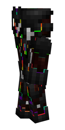 Black skin: body, left side render