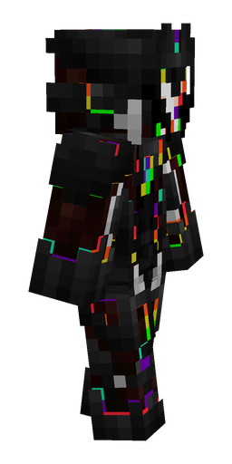 Black skin: body, right side render