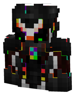 Black skin: bust render