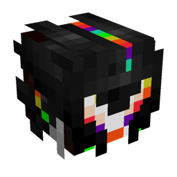Black skin: head render