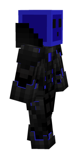 Black skin: body, right side render