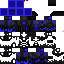 Black skin: raw texture render