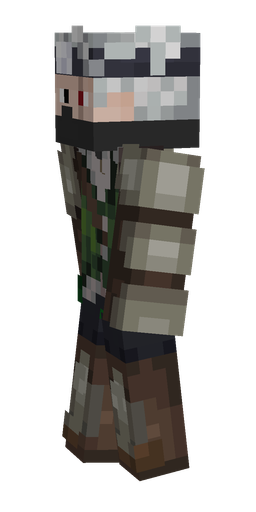Black skin: body, left side render