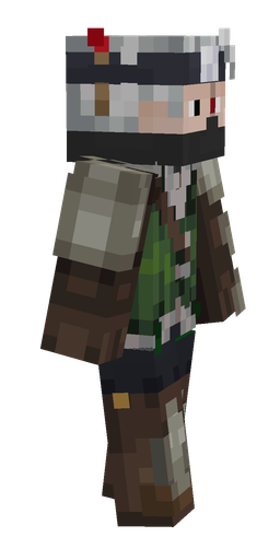 Black skin: body, right side render