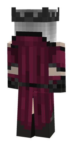 Black skin: body, back render