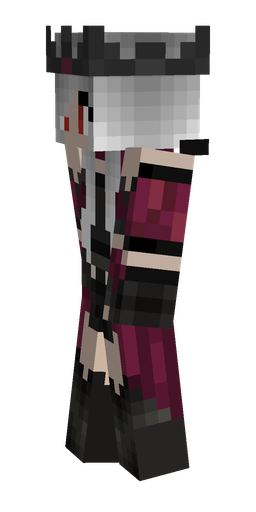 Black skin: body, left side render