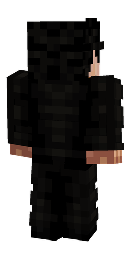 Black skin: body, back render