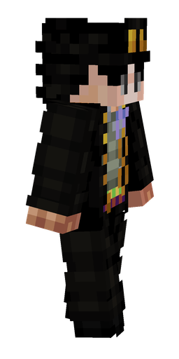 Black skin: body, right side render
