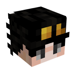 Black skin: head render