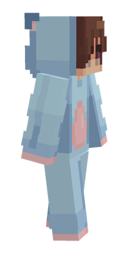 Blue skin: body, right side render