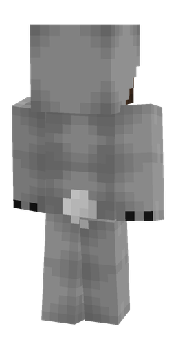 Brown skin: body, back render