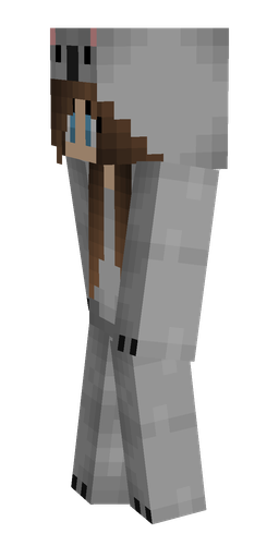 Brown skin: body, left side render