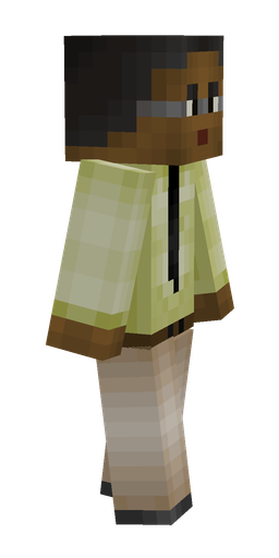 Black skin: body, right side render
