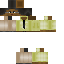 Black skin: raw texture render