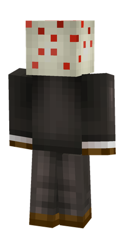 Black skin: body, back render